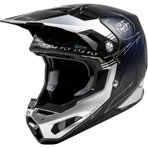 Fly Racing Formula S Carbon Legacy Helmet (2024) - Navy/Silver